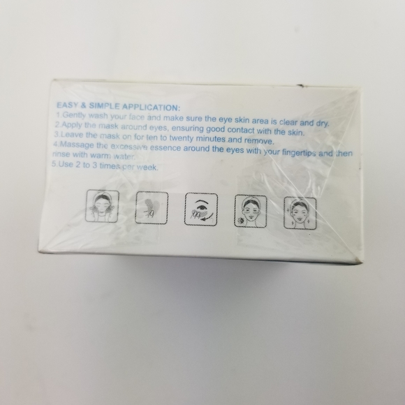 Lot Of 2 Azally Hydrogel Collagen Eye Mask Brighte - Picture 7 of 7